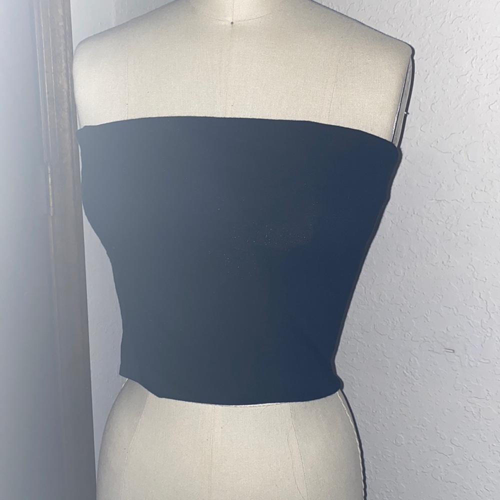Naked wardrobe black tube top